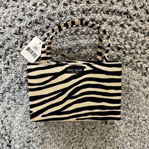 Kate Spade New York zebra print handbag